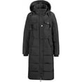 thumbnail image 2 of Women's Winter Long Down Parka Jackets Warm Thickened Hooded Maxi Quilted Puffer Coat, 2 of 2