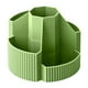 thumbnail image 4 of Organizador de escritorio giratorio para lápices y bolígrafos con 5 compartimentos. Verde, 4 of 9