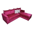thumbnail image 3 of Sala esquinera Samso EL BAZAR STORE Terciopelo rosa 240x180 cm Moderna en esquina, 3 of 4