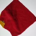 thumbnail image 1 of Xiao Hua 1 toalla pequeña de forro polar coral, multiusos para baño, gimnasio, ducha, deportes, toalla. Resiste diversas situaciones sin esfuerzo. 9,84 x 9,84 pulgadas (rojo vino)., 1 of 5