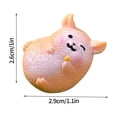 thumbnail image 2 of Buy 2 get 10% off Cartoon Cute Hamster Micro Desktop Decoration Widget Cute Pet Hamster DIY Widget Diy Material, 2 of 2