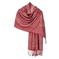 thumbnail image 2 of LUVDA Women's Woven Paisley Shawl Wrap Tassel Cozy for Fall Winter, 2 of 5