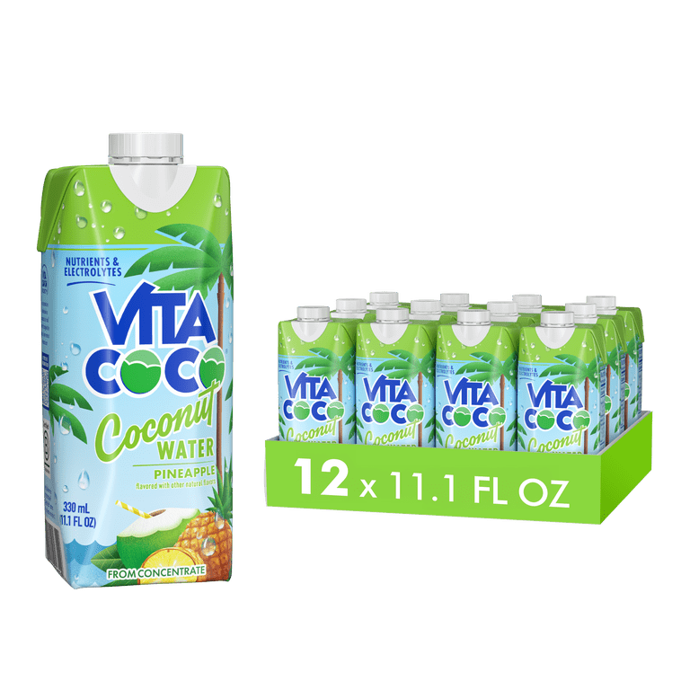 Vita Coco Pineapple Coconut Water, 11.1 fl oz, 12 Pack photo 1