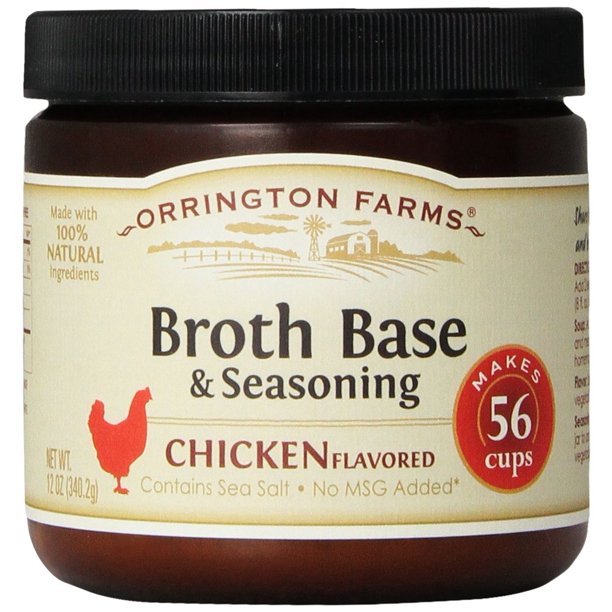 Orrington Farms Chicken Flavored Broth Base & Seasoning, 12Ounce (Pack