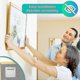thumbnail image 3 of 12 Pieces Adhesive Picture Hangers No Drilling Adhesive Picture Hangers Photo And Mirror Holders Adhesive Picture Hanger For Hanging Mirrors Or Pictur, 3 of 5