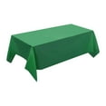 thumbnail image 1 of Table Cloth Premium Silver Plastic Tablecloth 54 X 108 In. Disposable Rectangle Plastic Table Cloth Decorative Rectangle Table Cover Smooth Tablecloth Disposable Table Cloths for Parties, 1 of 5