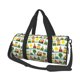 thumbnail image 1 of Fotbe Train With Animals Bolsa Deportiva de Lona Plegable con Estampado, Bolsa de Gimnasio con Bolsillo Seco/Húmedo, Bolsa de Viaje Ultraligera de Gran Capacidad, 1 of 6