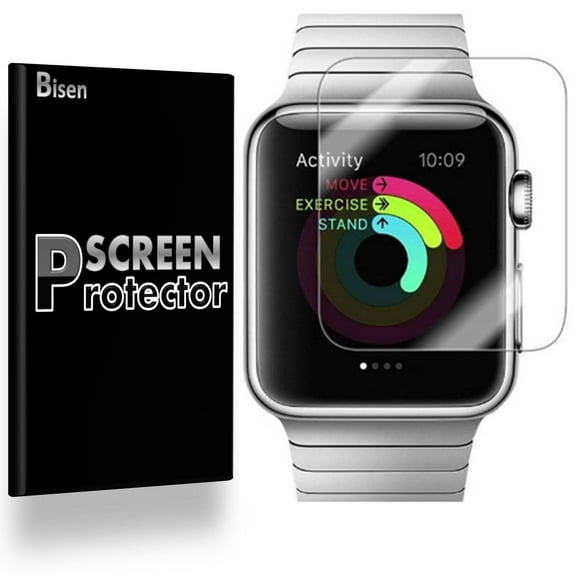For Apple Watch Series 6 (40 mm) / Series 5 (40 mm) / Series 4 (40 mm) [3-Pack BISEN] Screen Protector, Full Coverage, Edge-To-Edge Protection, HD Clear, Anti-Scratch, Anti-Shock