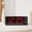 Red #4, variant on GUUDIE Small Digital Alarm Clock, Date Day of Week Calendar Desk Table LED Clocks, Dimmable Plug-In Electric Clock with Battery Backup, Auto Dst for Living Room, Bedroom, Office & Gifting Use
