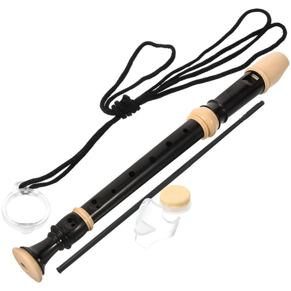 BESTSKY 1 Set Of Kids Recorder Instrument 8 Hole Soprano Recorder Funny Small Recorder Beginner Plastic Soprano Recorder With Clean Rod And Carrying Bag