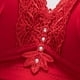 thumbnail image 5 of Mujeres Sólido Sexy Encaje Sin anillo de acero Molde delgado Copa Atrás Cuatro filas de hebillas Sujetador push-up Ropa interior Fridja  nalpqowj31838, 5 of 8