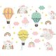 thumbnail image 1 of Elefante, Nube, Arcoíris, Aire, Niños Jugando, Dormitorio, Salón, Porche, Decoración De Pared Para El Hogar, Adhesivo Decorativo, 1 of 6