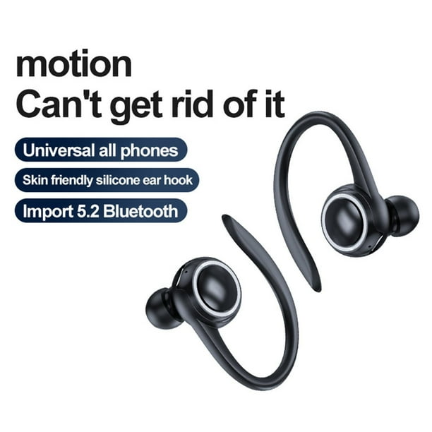 Single Bluetooth Waterproof Silicon Ear Hook Sweat Resistant for