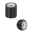 thumbnail image 3 of Uxcell 8 x 8mm Rubber Female M3 Thread Isolator Replaces Anti Vibration Pads Flat, 3 of 6