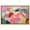 Gold Frame, variant on Sublime Fusion Layers III Canvas Maximalist Abstract by Art Remedy, White Frame, 36" x 24"