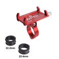 thumbnail image 1 of ZTTO Z-81 Soporte para teléfono para scooter de bicicleta Soporte para teléfono para bicicleta MTB (Rojo), 1 of 5
