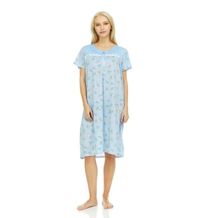 

Lati Fashion Women Nightgowns Short Sleeve Female Nightgowns & Sleepshirts