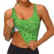 thumbnail image 3 of Fotbe St Patrick's Day Sujetador Deportivo Largo sin Aros para Mujer con Almohadillas y Soporte Medio, Transpirable y Absorbente, Camiseta Tipo Chaleco o Tank Top-Small, 3 of 8