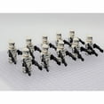 thumbnail image 4 of 10 Figuras de Bloques Soldados Clones Armados, Minifiguras de 10.10 cm para Colección, Juguetes de Exhibición para Niños y Niñas, 4 of 6