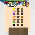 thumbnail image 4 of BAZIC Modeling Clay Brown Color 1 LB, Non Toxic Dough for Crafting, 2-Packs, 4 of 7