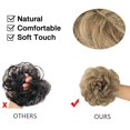 thumbnail image 4 of 1PCS Chignon Désordonné Pièce de Cheveux Chouchous pour Extensions de Cheveux Bouclés Ondulés Chignon Synthétique Désordonné Pièces de Cheveux pour Femmes, 4 of 7