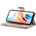thumbnail image 2 of Funda cartera GANGXUN para OPPO A57 4G/A77 4G , cuero PU con tarjetero, cremallera, correa de mano, soporte y protección 439°, 2 of 6