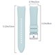 thumbnail image 3 of Correa de reloj para Samsung Galaxy Watch 4 44 mm Reemplazo de correa deportiva de silicona suave, 3 of 5