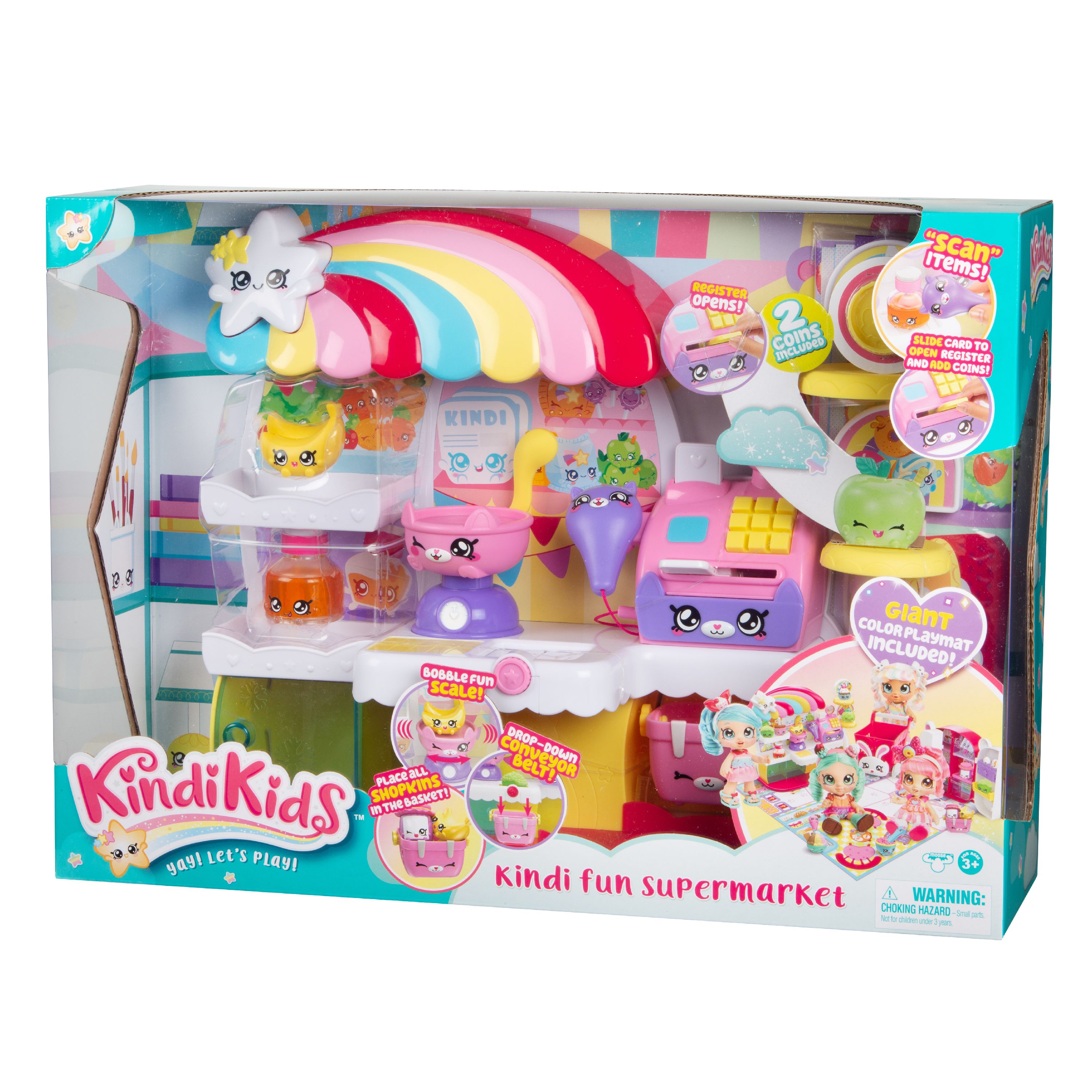 kindi kids supermarket playset