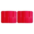 thumbnail image 1 of Wosthever Cojín de asiento plegable aislado a prueba de agua para prevenir el cojín de camping antideslizante multicolor alfombrillas para rojo 2piezas, 1 of 6