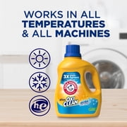 ARM & HAMMER Plus OxiClean Ultra Stain Fighters Liquid Detergent, Clean Meadow, 96.2 Fl Oz