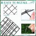 thumbnail image 4 of potrochi Tree Trunk Protector, 6 Pack Plant Guard Protectors with Zip Ties & Metal Stakes, Garden Protection Tree Wrap Cage for Damaged Bark Protector for Preventing Tree Trunk from Deer, Mower, 4 of 5