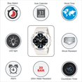 thumbnail image 2 of Casio Men's G-Shock X-Large White Sports Watch GA100A-7, 2 of 7
