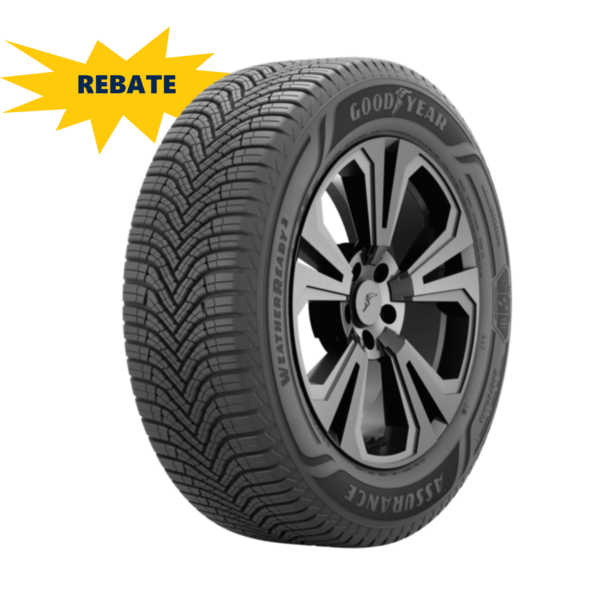 Goodyear Assurance WeatherReady 2 All Weather 275/45R21 110W XL Passenger Tire