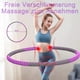 thumbnail image 2 of Hoelahoepel voor volwassenen, 1-5 kg gewogen hoelahoepbanden, roestvrij staal, fitness, hoepel, banden, 6 segmenten, afneembaar, geschikt voor fitness/afslanken/buikvorming oso de fresa Juguete, 2 of 5