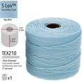 thumbnail image 3 of The Beadsmith S-Lon Bead Cord – .5 mm Twisted Nylon Cord, Sky Blue Color, TEX210, 77 Yards, 3 of 6