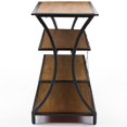 thumbnail image 4 of Baxton Studio Console Lancashire 4 Niveaux en Marron et Noir, 4 of 4