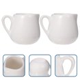 thumbnail image 2 of 3Pcs Mini Milk Jug Kitchen Sauce Cup Sauce Jugs Ceramic Creamer with Handle, 2 of 6