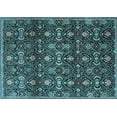 thumbnail image 1 of Ahgly Company Indoor Rectangle Persian Light Blue Traditional Area Rugs, 4' x 6', 1 of 4