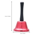 thumbnail image 2 of SEWACC Musical Bells for Kids Handbell Iron Red 1Set Catch Attention, 2 of 6