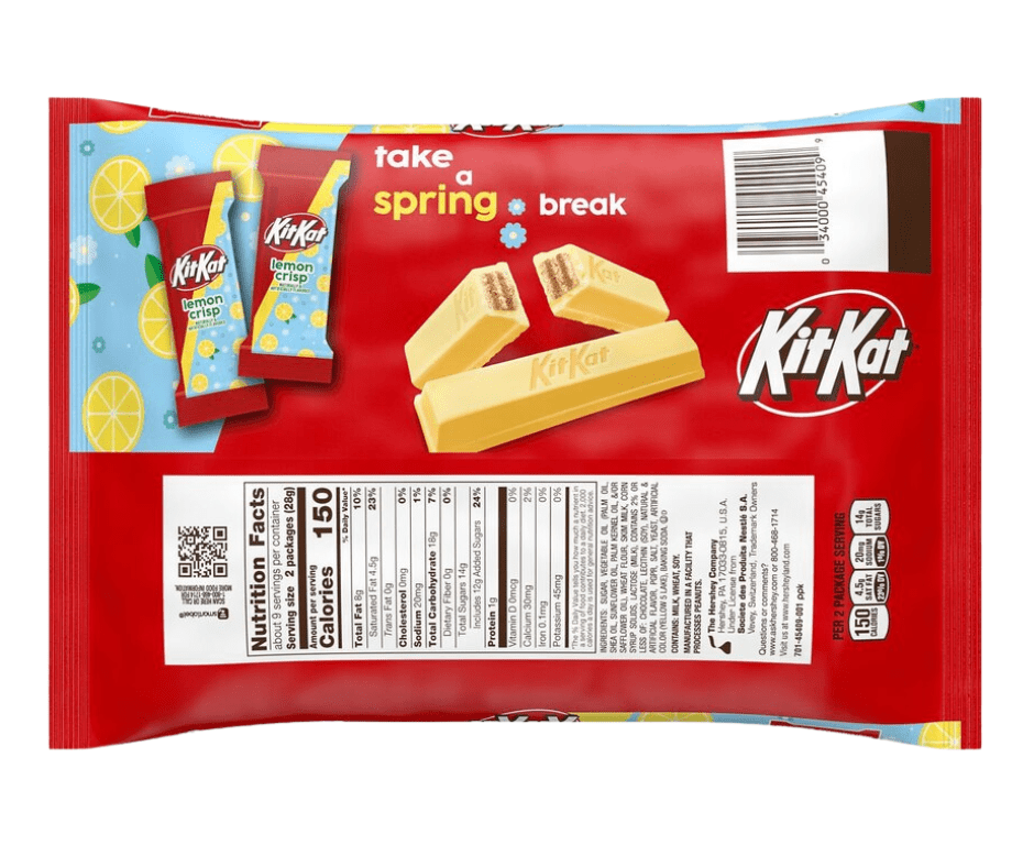 Kit Kat Miniatures Lemon Crme Wafer Easter Candy, 8.8 oz Bags  2 Pack