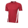 thumbnail image 5 of Sport-Tek Colorblock PosiCharge Competitor Tee-XL (True Red/ White), 5 of 6