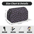 thumbnail image 5 of Hirioo Bat Purple for Large Grid Mesh Pencil Case with Zipper Stationery Organizer Case, 5 of 7