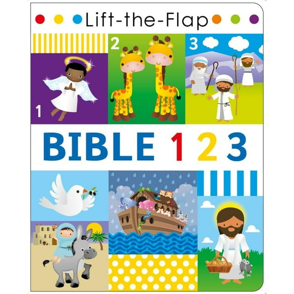 Bible 123 - Lift the Flap Activity Kids Books - Childrens Books, Toddler Books