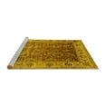thumbnail image 2 of Ahgly Company Machine Washable Indoor Rectangle Oriental Yellow Traditional Area Rugs, 3' x 5', 2 of 4