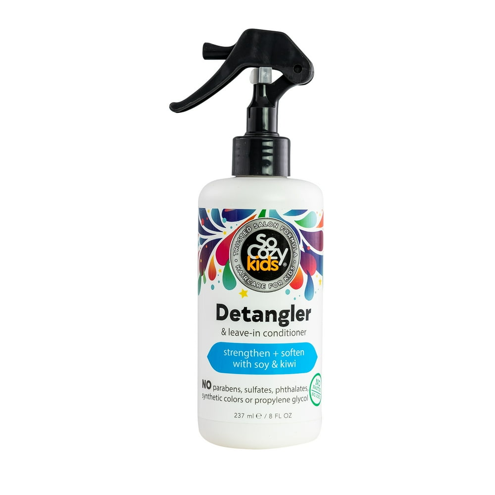 SoCozy Detangler LeaveIn Conditioner Spray For Kids Hair, FruityTutti