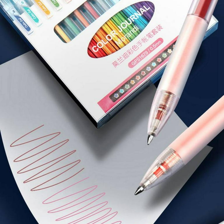 Gel Pens Coloring Books 30 Colors Marker Colored Pen W/40% More