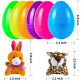 thumbnail image 3 of Huevos de Pascua de plástico con juguetes para animales Sofier, 12 unidades, 3 of 7