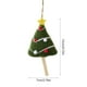 thumbnail image 3 of Adorno Navideño Colgante de Tela Verde Flocada | Corona Navideña Ligera de 10 X 8 Cm | Ideal para Decorar El Árbol de Navidad, La Repisa y El Hogar, 3 of 6