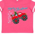 thumbnail image 4 of Inktastic Merry Christmas Santa Drives a Monster Truck Boys or Girls Toddler T-Shirt, 4 of 5