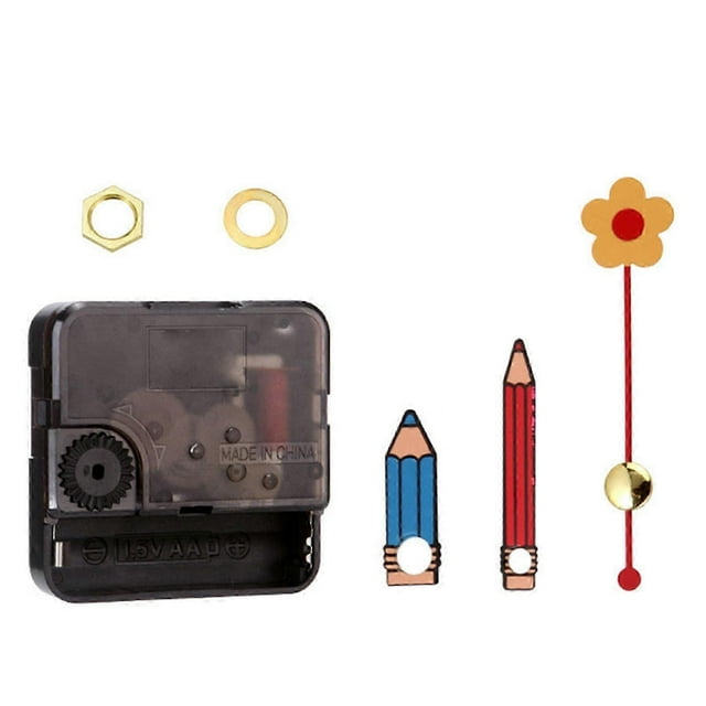 2025 Latest Model DIY Clock Repair Parts Silent Quartz Movement Kit with Fork